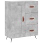 vidaXL Aparador alto madera contrachapada gris hormigón 69,5x34x180 cm vidaXL Aparador alto madera contrachapada gris hormigón 69,5x34x180 cm