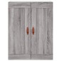 vidaXL Aparador alto madera contrachapada gris sonoma 69,5x34x180 cm vidaXL Aparador alto madera contrachapada gris sonoma 69,5x34x180 cm