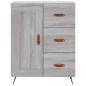 vidaXL Aparador alto madera contrachapada gris sonoma 69,5x34x180 cm vidaXL Aparador alto madera contrachapada gris sonoma 69,5x34x180 cm
