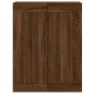 vidaXL Aparador alto madera contrachapada marrón roble 69,5x34x180 cm