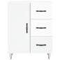 vidaXL Aparador alto madera contrachapada blanco brillo 69,5x34x180 cm vidaXL Aparador alto madera contrachapada blanco brillo 69,5x34x180 cm