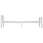 vidaXL Estructura de cama de metal blanco y negro 90x200 cm vidaXL Estructura de cama de metal blanco y negro 90x200 cm