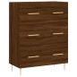 vidaXL Aparador alto madera contrachapada marrón roble 69,5x34x180 cm vidaXL Aparador alto madera contrachapada marrón roble 69,5x34x180 cm