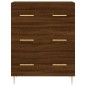 vidaXL Aparador alto madera contrachapada marrón roble 69,5x34x180 cm vidaXL Aparador alto madera contrachapada marrón roble 69,5x34x180 cm