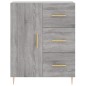vidaXL Aparador alto madera contrachapada gris sonoma 69,5x34x180 cm vidaXL Aparador alto madera contrachapada gris sonoma 69,5x34x180 cm