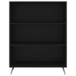 vidaXL Aparador alto madera contrachapada negro 69,5x34x180 cm vidaXL Aparador alto madera contrachapada negro 69,5x34x180 cm