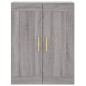 vidaXL Aparador alto madera contrachapada gris sonoma 69,5x34x180 cm vidaXL Aparador alto madera contrachapada gris sonoma 69,5x34x180 cm