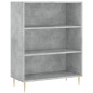 vidaXL Aparador alto madera contrachapada gris hormigón 69,5x34x180 cm vidaXL Aparador alto madera contrachapada gris hormigón 69,5x34x180 cm
