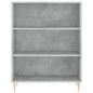 vidaXL Aparador alto madera contrachapada gris hormigón 69,5x34x180 cm vidaXL Aparador alto madera contrachapada gris hormigón 69,5x34x180 cm