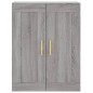 vidaXL Aparador alto madera contrachapada gris sonoma 69,5x34x180 cm vidaXL Aparador alto madera contrachapada gris sonoma 69,5x34x180 cm