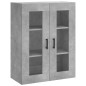 vidaXL Aparador alto madera contrachapada gris hormigón 69,5x34x180 cm vidaXL Aparador alto madera contrachapada gris hormigón 69,5x34x180 cm
