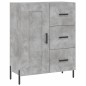 vidaXL Aparador alto madera contrachapada gris hormigón 69,5x34x180 cm vidaXL Aparador alto madera contrachapada gris hormigón 69,5x34x180 cm
