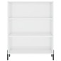 vidaXL Aparador alto madera contrachapada blanco brillo 69,5x34x180 cm vidaXL Aparador alto madera contrachapada blanco brillo 69,5x34x180 cm