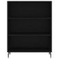 vidaXL Aparador alto madera contrachapada negro 69,5x34x180 cm vidaXL Aparador alto madera contrachapada negro 69,5x34x180 cm