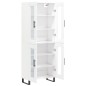 vidaXL Aparador alto madera contrachapada blanco 69,5x34x180 cm vidaXL Aparador alto madera contrachapada blanco 69,5x34x180 cm