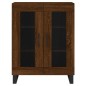 vidaXL Aparador alto madera contrachapada marrón roble 69,5x34x180 cm vidaXL Aparador alto madera contrachapada marrón roble 69,5x34x180 cm