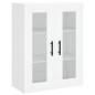 vidaXL Aparador alto madera contrachapada blanco 69,5x34x180 cm vidaXL Aparador alto madera contrachapada blanco 69,5x34x180 cm