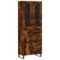 vidaXL Aparador alto madera contrachapada roble ahumado 69,5x34x180 cm vidaXL Aparador alto madera contrachapada roble ahumado 69,5x34x180 cm
