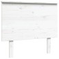 vidaXL Cabecero de cama madera maciza de pino blanco 94x6x82,5 cm vidaXL Cabecero de cama madera maciza de pino blanco 94x6x82,5 cm