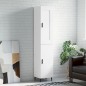 vidaXL Aparador alto madera contrachapada blanco 34,5x34x180 cm vidaXL Aparador alto madera contrachapada blanco 34,5x34x180 cm