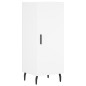 vidaXL Aparador alto madera contrachapada blanco 34,5x34x180 cm vidaXL Aparador alto madera contrachapada blanco 34,5x34x180 cm