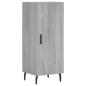 vidaXL Aparador alto madera contrachapada gris Sonoma 34,5x34x180 cm vidaXL Aparador alto madera contrachapada gris Sonoma 34,5x34x180 cm