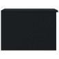 vidaXL Mesa de centro madera contrachapada negro 50x50x36 cm