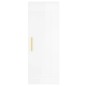 vidaXL Aparador alto madera contrachapada blanco brillo 34,5x34x180 cm vidaXL Aparador alto madera contrachapada blanco brillo 34,5x34x180 cm