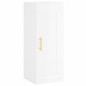 vidaXL Aparador alto madera contrachapada blanco brillo 34,5x34x180 cm vidaXL Aparador alto madera contrachapada blanco brillo 34,5x34x180 cm