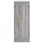 vidaXL Aparador alto madera contrachapada gris Sonoma 34,5x34x180 cm vidaXL Aparador alto madera contrachapada gris Sonoma 34,5x34x180 cm