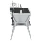 vidaXL Asador barbacoa de hierro y acero inoxidable vidaXL Asador barbacoa de hierro y acero inoxidable