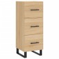 vidaXL Aparador de madera contrachapada roble Sonoma 34,5x34x180 cm vidaXL Aparador de madera contrachapada roble Sonoma 34,5x34x180 cm