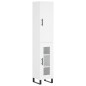 vidaXL Aparador alto madera contrachapada blanco 34,5x34x180 cm vidaXL Aparador alto madera contrachapada blanco 34,5x34x180 cm