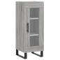 vidaXL Aparador alto madera contrachapada gris Sonoma 34,5x34x180 cm vidaXL Aparador alto madera contrachapada gris Sonoma 34,5x34x180 cm