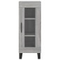 vidaXL Aparador alto madera contrachapada gris Sonoma 34,5x34x180 cm vidaXL Aparador alto madera contrachapada gris Sonoma 34,5x34x180 cm