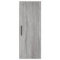 vidaXL Aparador alto madera contrachapada gris Sonoma 34,5x34x180 cm vidaXL Aparador alto madera contrachapada gris Sonoma 34,5x34x180 cm