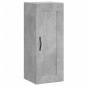 vidaXL Aparador de madera contrachapada gris hormigón 34,5x34x180 cm vidaXL Aparador de madera contrachapada gris hormigón 34,5x34x180 cm