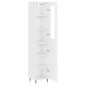vidaXL Aparador alto madera contrachapada blanco brillo 34,5x34x180 cm vidaXL Aparador alto madera contrachapada blanco brillo 34,5x34x180 cm