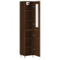 vidaXL Aparador alto madera contrachapada roble marrón 34,5x34x180 cm vidaXL Aparador alto madera contrachapada roble marrón 34,5x34x180 cm