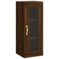vidaXL Aparador alto madera contrachapada roble marrón 34,5x34x180 cm vidaXL Aparador alto madera contrachapada roble marrón 34,5x34x180 cm