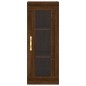 vidaXL Aparador alto madera contrachapada roble marrón 34,5x34x180 cm vidaXL Aparador alto madera contrachapada roble marrón 34,5x34x180 cm