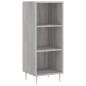 vidaXL Aparador alto madera contrachapada gris Sonoma 34,5x34x180 cm vidaXL Aparador alto madera contrachapada gris Sonoma 34,5x34x180 cm
