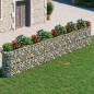 vidaXL Arriate de gaviones de hierro galvanizado 540x50x100 cm vidaXL Arriate de gaviones de hierro galvanizado 540x50x100 cm