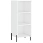 vidaXL Aparador alto madera contrachapada blanco brillo 34,5x34x180 cm vidaXL Aparador alto madera contrachapada blanco brillo 34,5x34x180 cm