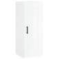 vidaXL Aparador alto madera contrachapada blanco brillo 34,5x34x180 cm vidaXL Aparador alto madera contrachapada blanco brillo 34,5x34x180 cm