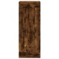 vidaXL Aparador de madera contrachapada roble ahumado 34,5x34x180 cm vidaXL Aparador de madera contrachapada roble ahumado 34,5x34x180 cm