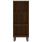vidaXL Aparador alto madera contrachapada roble marrón 34,5x34x180 cm vidaXL Aparador alto madera contrachapada roble marrón 34,5x34x180 cm