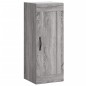 vidaXL Aparador alto madera contrachapada gris Sonoma 34,5x34x180 cm vidaXL Aparador alto madera contrachapada gris Sonoma 34,5x34x180 cm