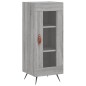 vidaXL Aparador alto madera contrachapada gris Sonoma 34,5x34x180 cm vidaXL Aparador alto madera contrachapada gris Sonoma 34,5x34x180 cm