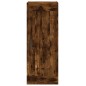 vidaXL Aparador de madera contrachapada roble ahumado 34,5x34x180 cm vidaXL Aparador de madera contrachapada roble ahumado 34,5x34x180 cm